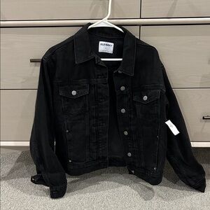 NWT: Old Navy Classic Black Jean Jacket